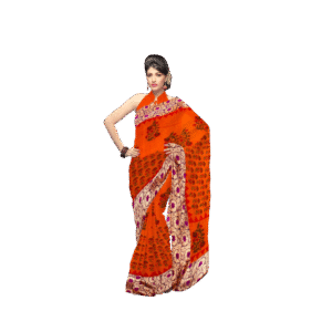 Red Women Saree