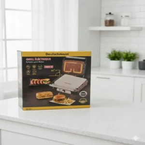 Grill électrique Deutschmann 2000W à double plaque antiadhésive